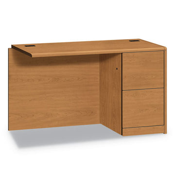 HON® 10700 Series Full Right Pedestal Return, 48w X 24d X 29 1-2h, Cognac freeshipping - TVN Wholesale